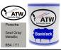 Preview: Porsche, Seal Gray Metallic, 6B4 / Y1: 1L Lackdose, von ATW Autoteile West.